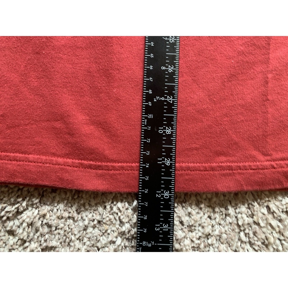 GUESS Sweatshirt Men's Size XL Red Crew Neck Pullover - Picture 8 of 8